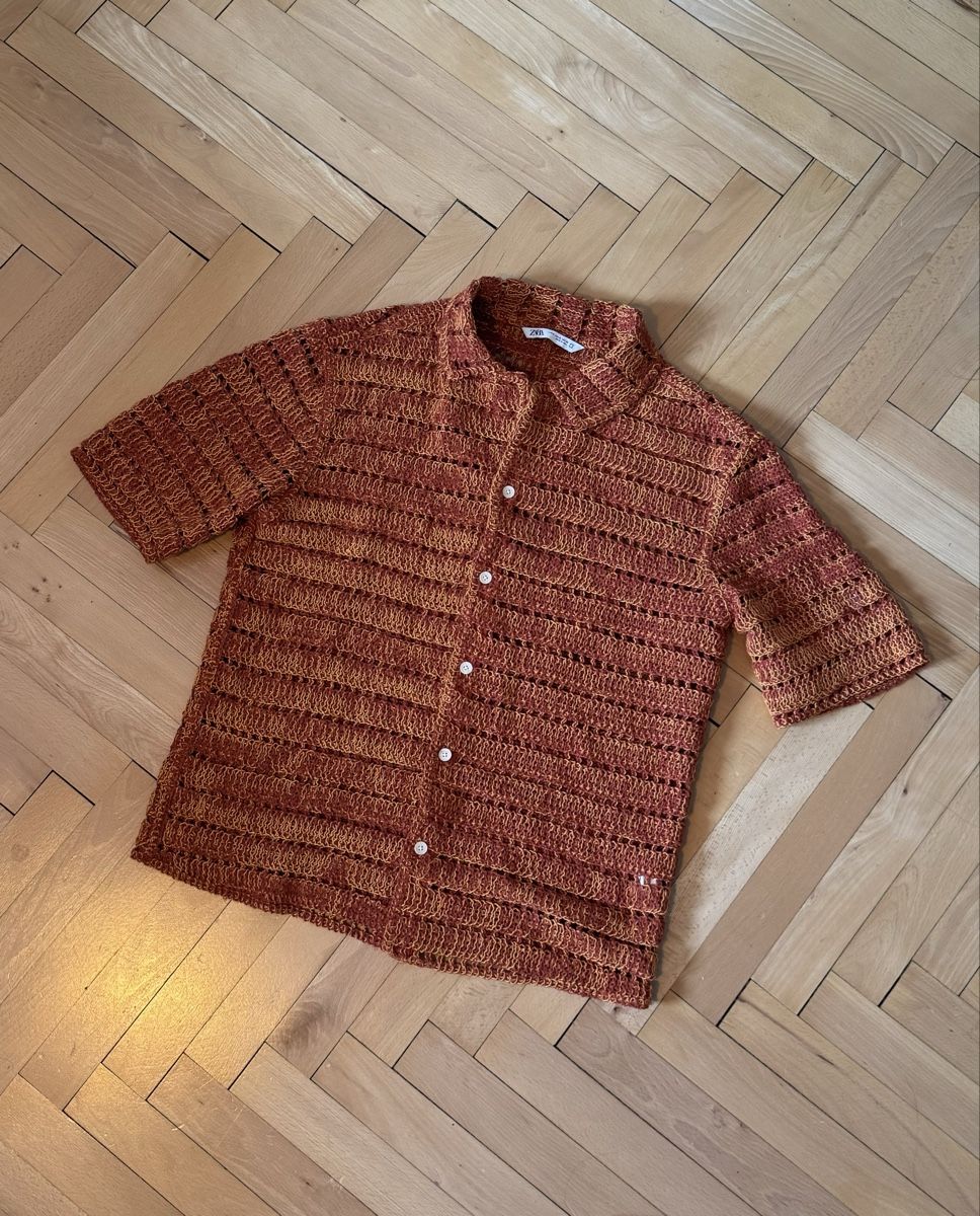 Zara Camicie: Gestricktes Zara Hemd – Usato da Zürich venduto da interioralism