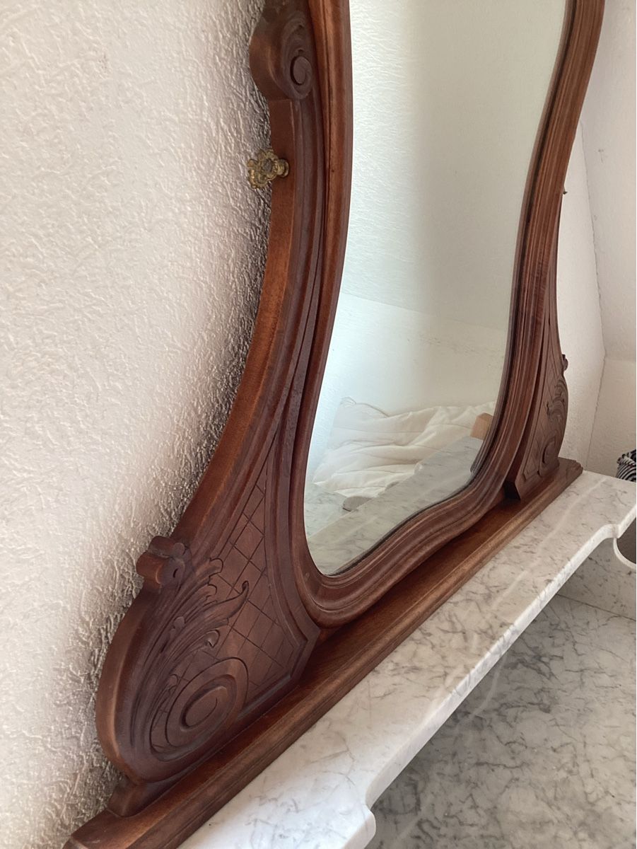 Coiffeuses: Coiffeuse ancienne avec un support en marbre – D'occasion à Biel/Bienne par Chant-du-coq97 2