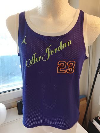 Air Jordan 23 Basketball Trikot Tank Top Muskel Shirt Lila M
