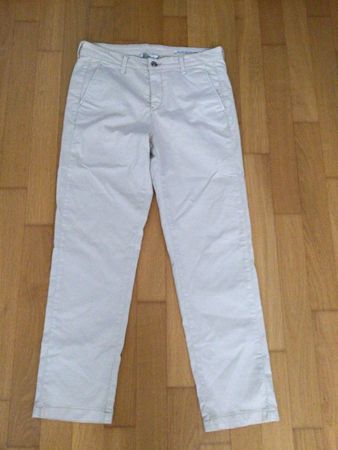 Damen Chino Hose MAC turn up Grösse 36 beige neu (NP 129.90)