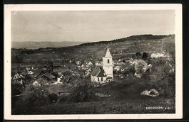 Hedingen a. A., Blick zur Kirche im Ort