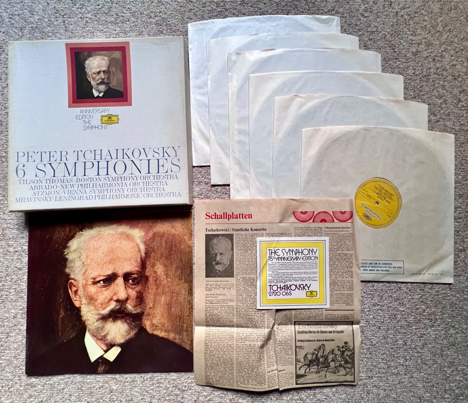 Dischi in vinile: Tchaikovsky  6 Symphonies Box 6 LP TOP – Usato da Unterseen venduto da vinylmore