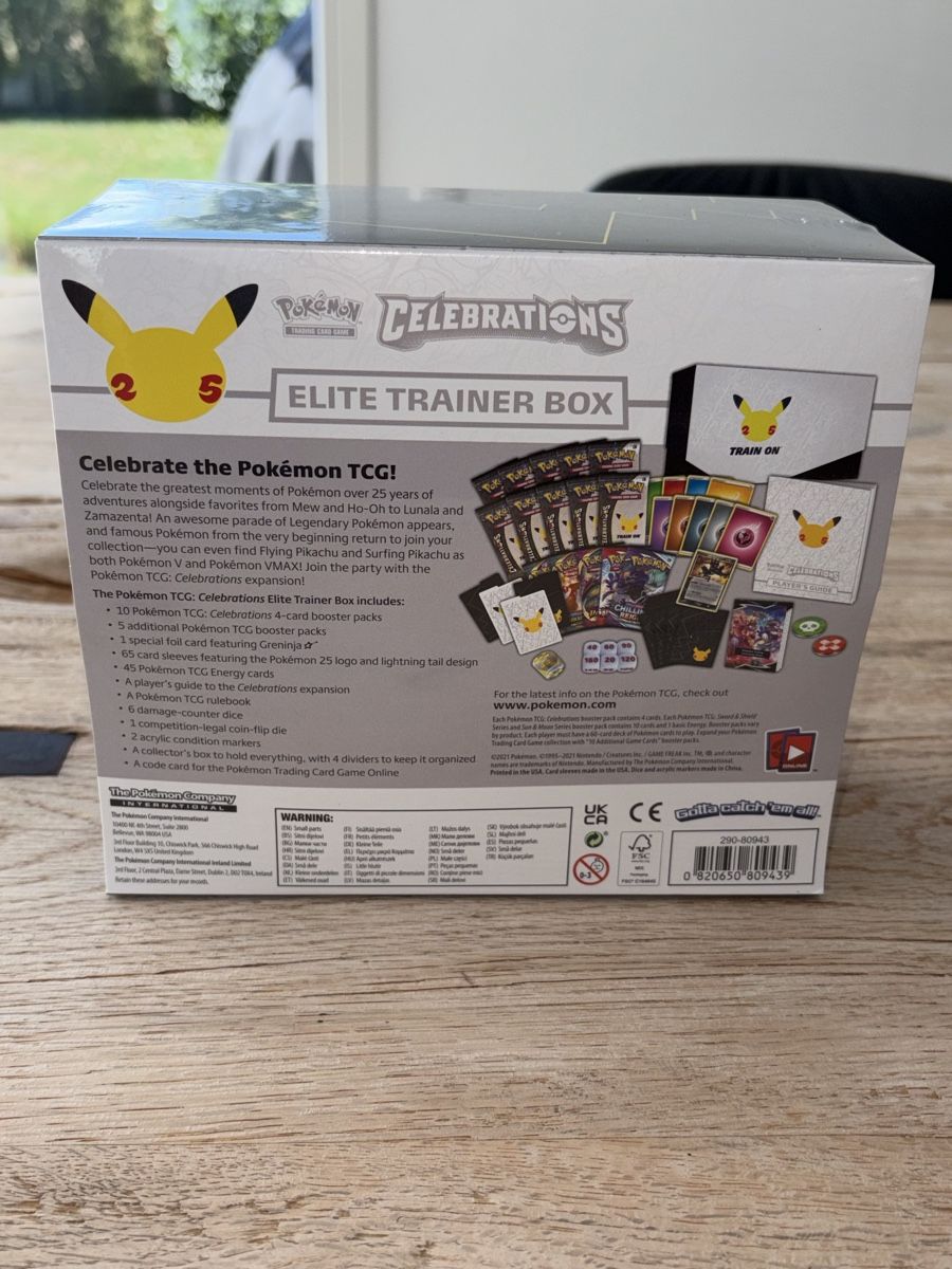 Pokémon Carte collezionabili: 25th Celebration ETB – Nuovo e nell'imballaggio originale da Hettlingen venduto da SanCor7206 1