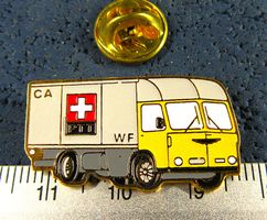 MOWAG LKW POST PTT SCHWEIZ PÄCKLITRANSPORTER PIN GEPRÄGT