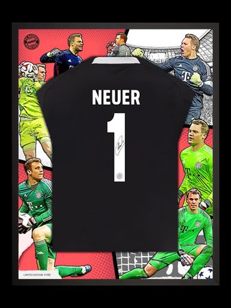 Manuel Neuer Trikotrahmen Fc Bayern München Torwart