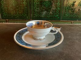 Teller und Tasse  Rieber Bavaria sehr hübsches Paar