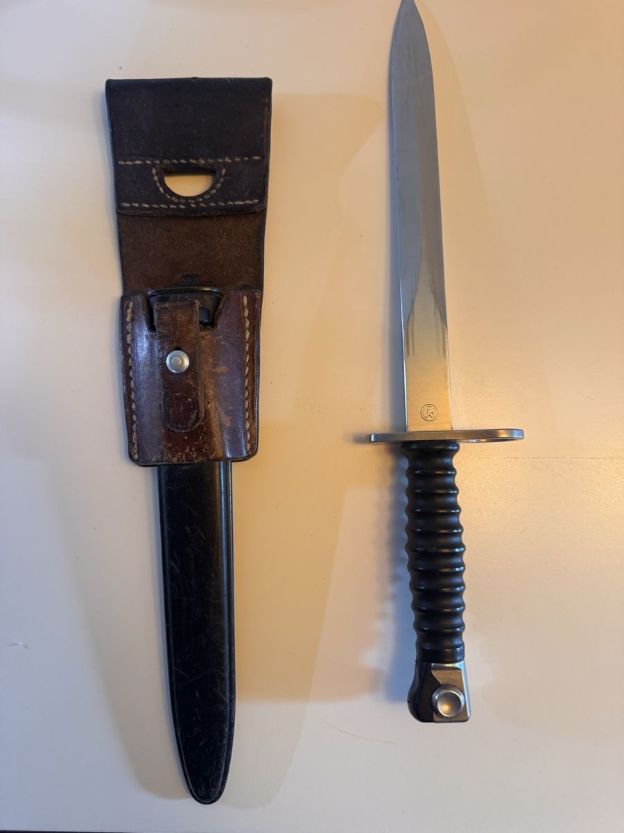 Schweizer Armee Armi bianche: Schweizer Ordonnanz Bajonett – Usato da Aeschi b. Spiez venduto da sch_nyv9 5