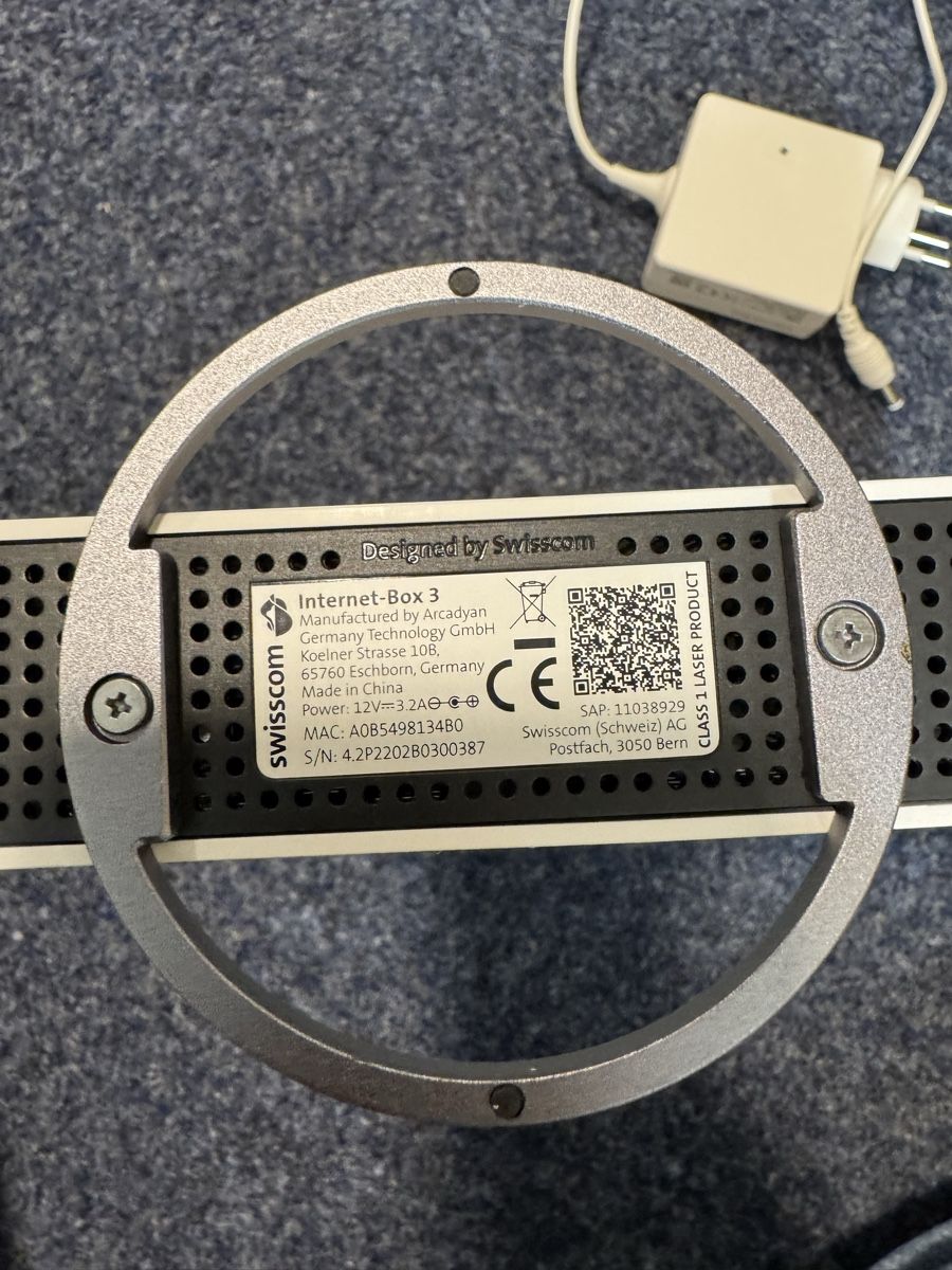 Swisscom Modem & Router: Swisscom Internet-Box 3 - Perfect Home Network Router – Usato da Bottmingen venduto da ser_rs9s 2