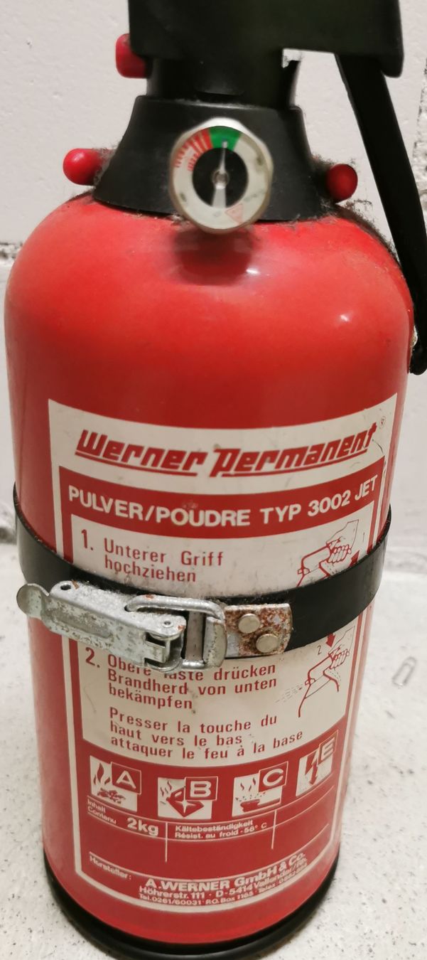 Estintori: Werner Permanent Pulverlöscher Typ 3002 JET - Brandschutz – Nuovo (secondo la descrizione) da Mumpf venduto da Mica1