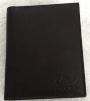Portemonnaie Brieftasche Leder dunkel braun mit fächern OVP4