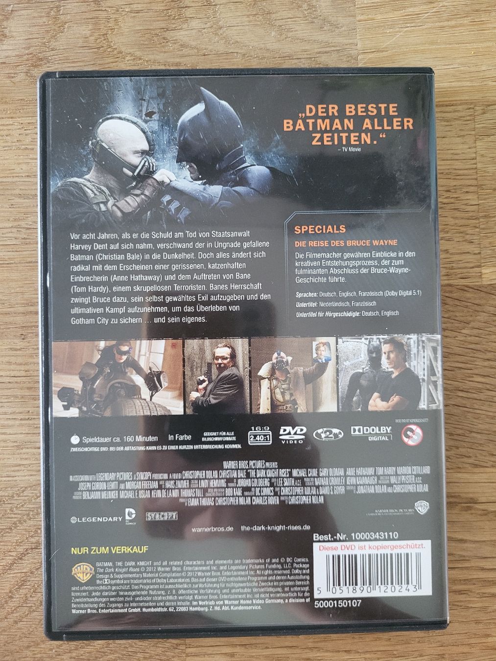 Tutti i DVDs: The Dark Knight Rises - DVD - Top Zustand – Usato da Amriswil venduto da noe_z7wn 1