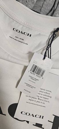 Coach T-Shirt weiss gösse S