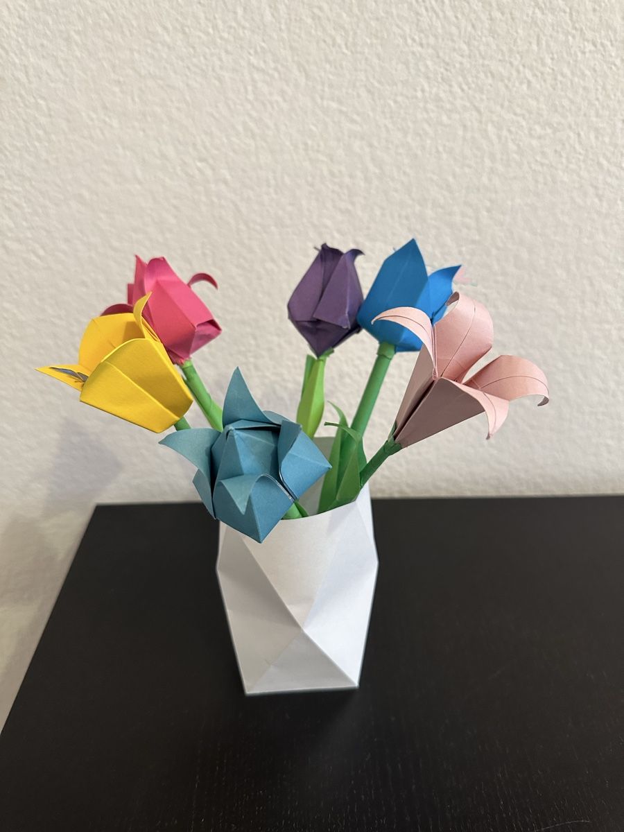 Tutte le decorazioni: Selbstgefaltete Blumen – Nuovo (secondo la descrizione) da Rodersdorf venduto da theysee 2