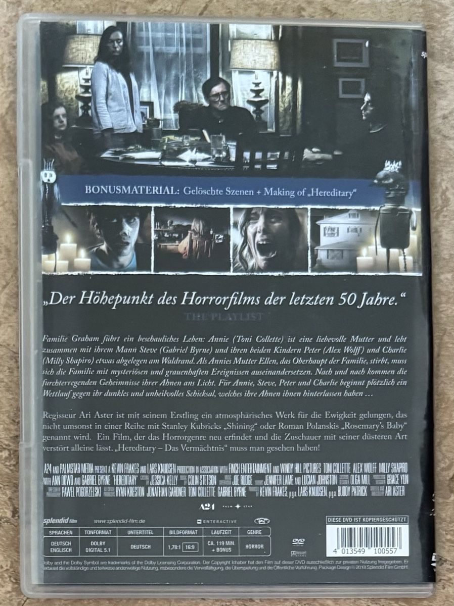 Alle DVDs: HEREDITARY – Neu (gemäss Beschreibung) aus Dietikon von AndreaSch01 1