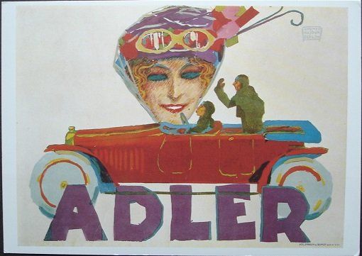 Cartoline postali: AUTO Werbung ADLER – Nuovo (secondo la descrizione) da Jona venduto da philajona