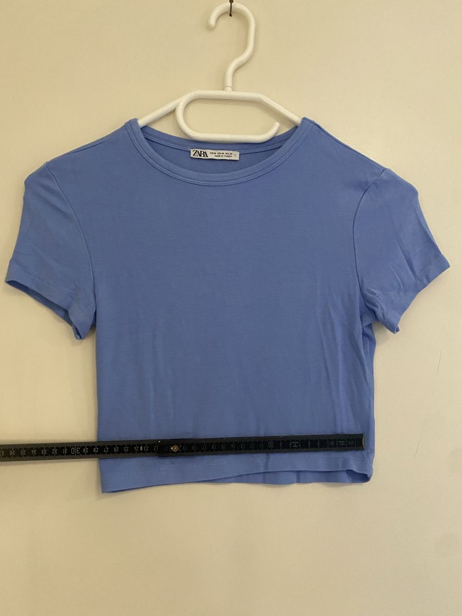 Zara Camicette, T-shirt & Top: Zara bauchfreies Top, hellblau, Grösse M – Usato da Hünenberg See venduto da lar_9zjk 2