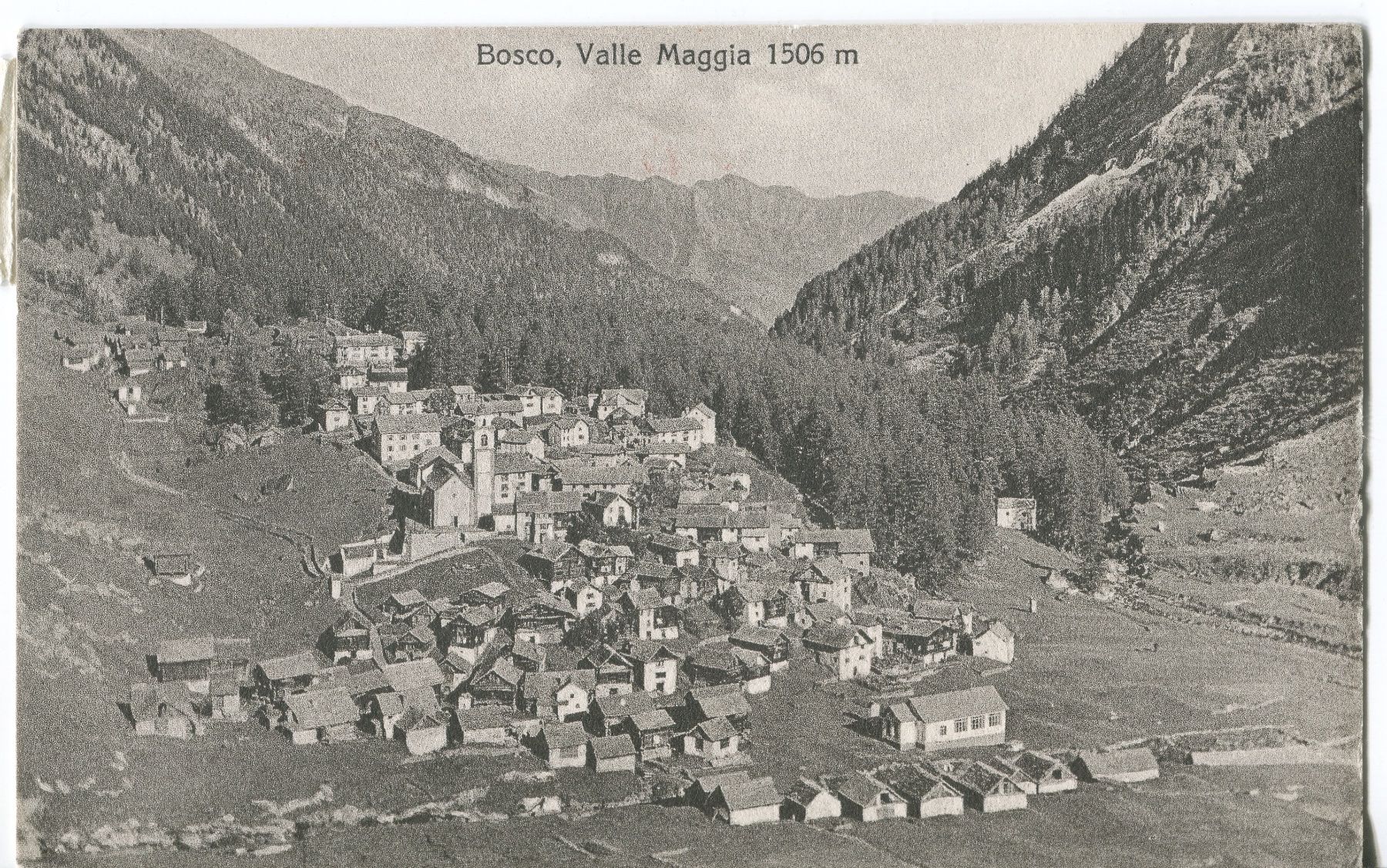 Cartoline postali: Bosco Gurin Panorama 1916 – Usato da coglio venduto da Tascia1