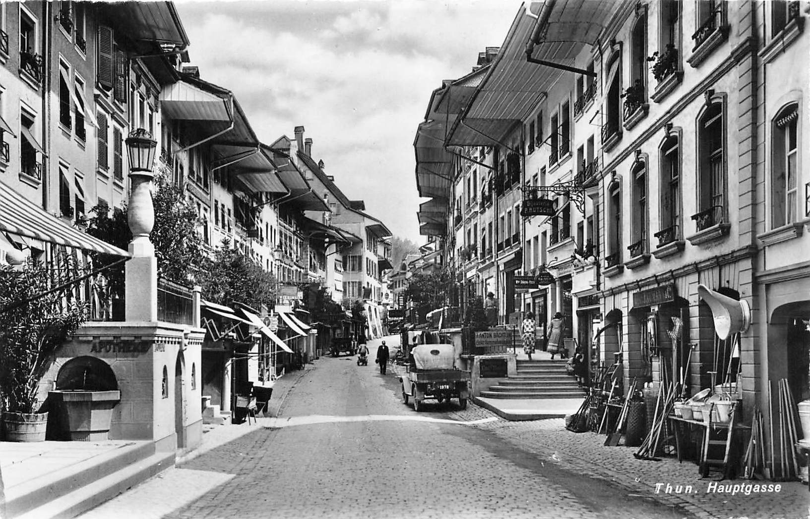 Cartoline postali: Thun haupigasse – Usato da Biasca venduto da Blenio71
