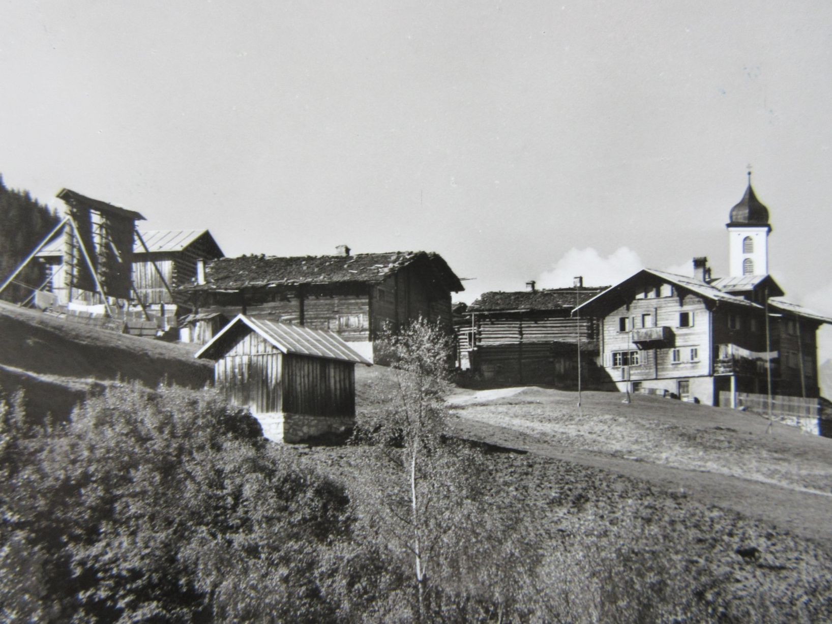 Cartoline postali: ST.MARTIN OBERSAXEN GR AK 1957 – Usato da Ettingen venduto da Hausi4711 1