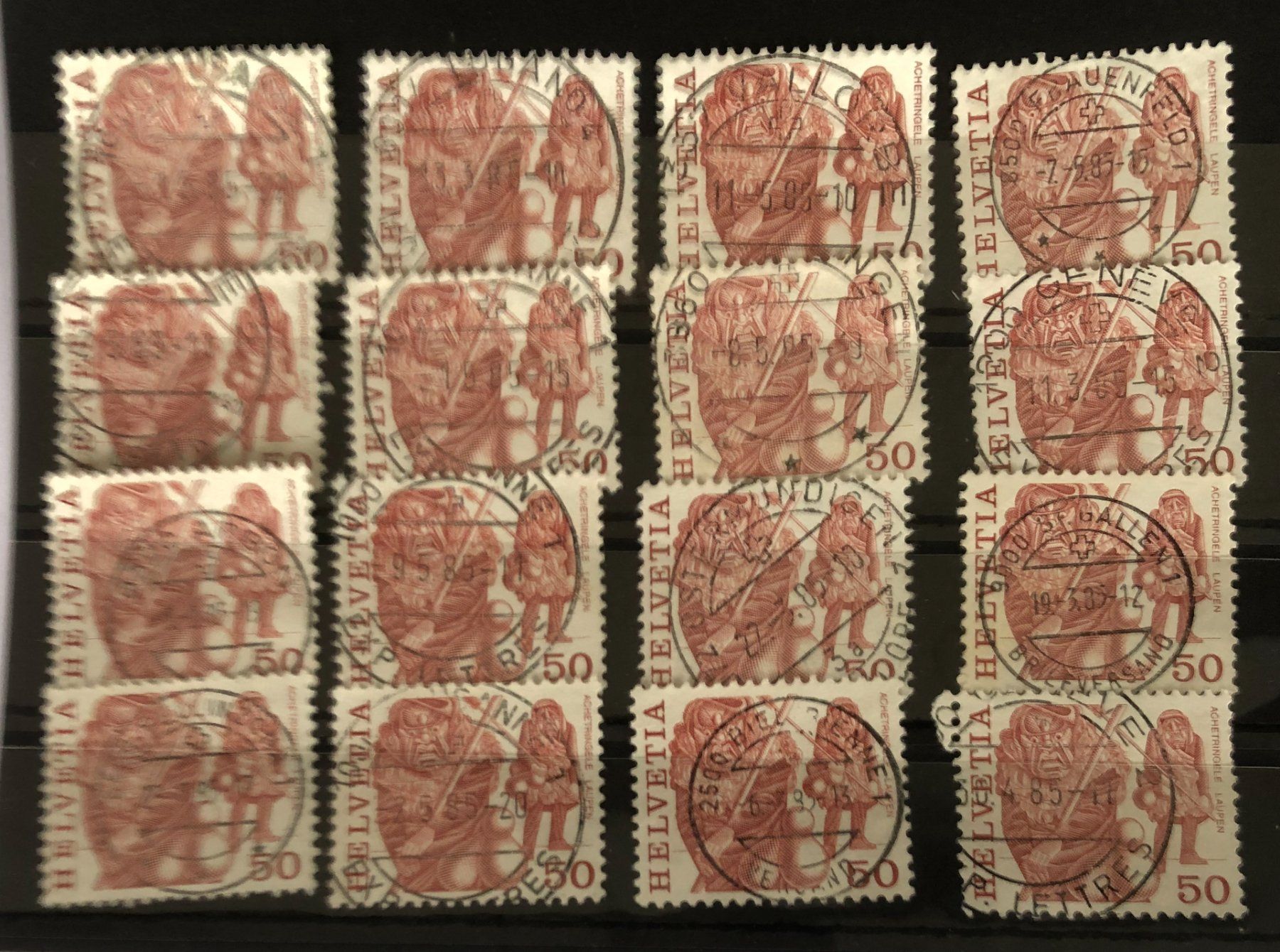 Tutti i francobolli: Nr.599 Achetringele Laupen mit Vollstempel – Usato da Aarau venduto da Billa007