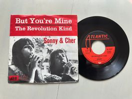 SONNY & CHER tolle Kult Single Top But you're mine 60's
