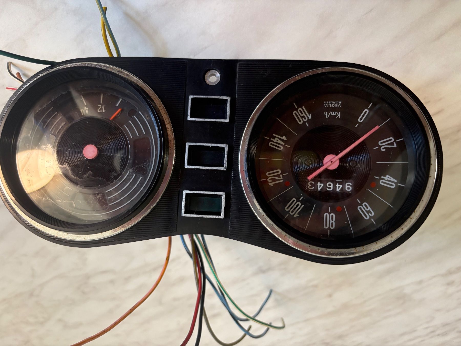 Sonstiges Fahrzeugzubehör: Tacho von Oldtimer, italienische Marke – Gebraucht aus Schaffhausen von Simmel80