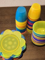 Plastikgeschirr Set je13 Stk. für Kinder, Party, Picknick,
