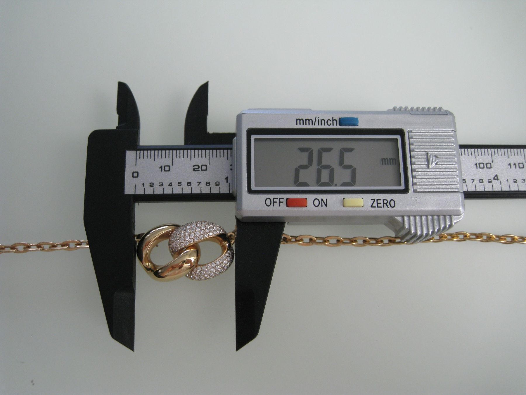 Messika Catenine: Collier Messika "Link" Grand modèle - Or rose et diamants. – Nuovo (secondo la descrizione) da Geneve venduto da iBest 5