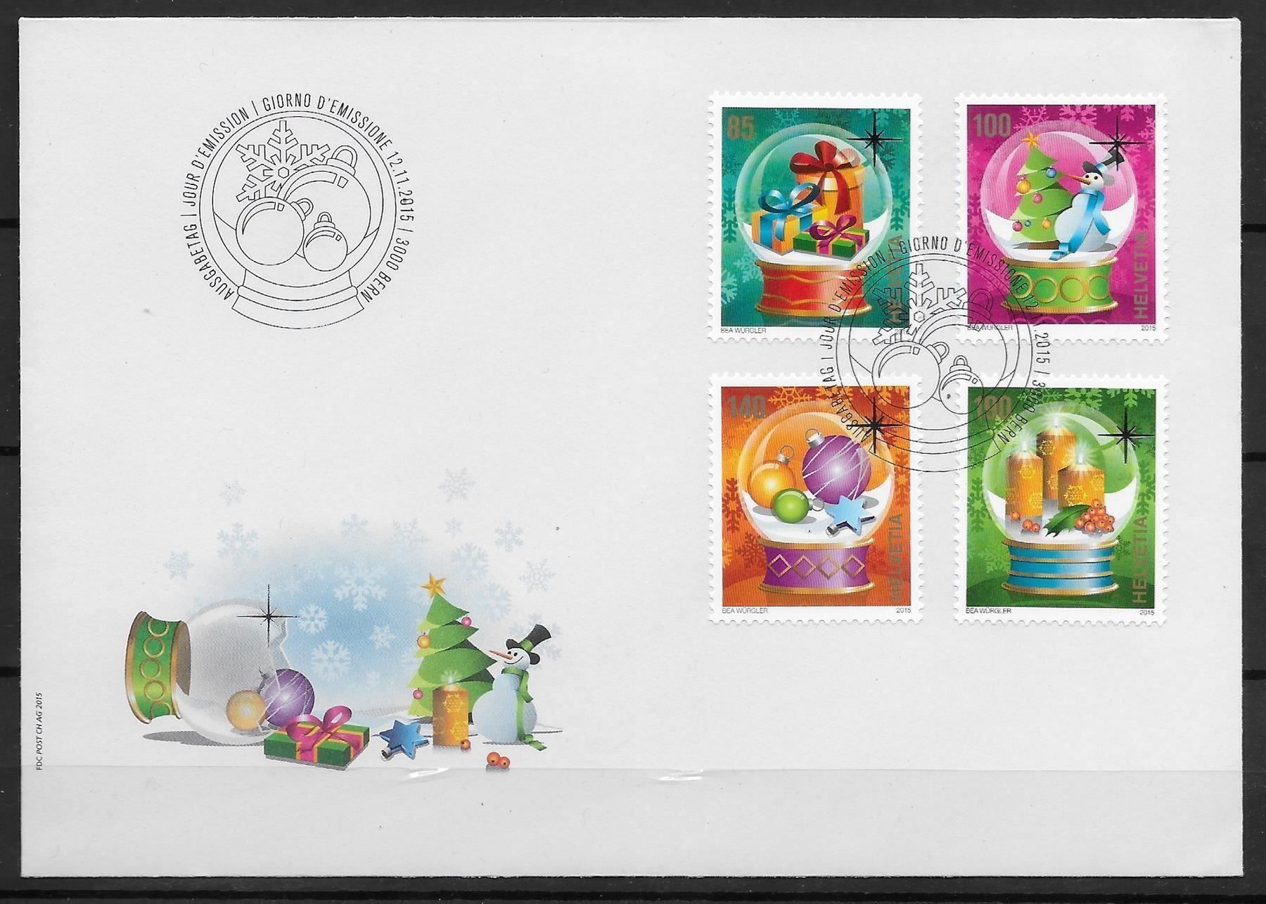 Tutti i francobolli: F1571 - FDC  Noel 2015 – Usato da Trélex venduto da Phil_Albert