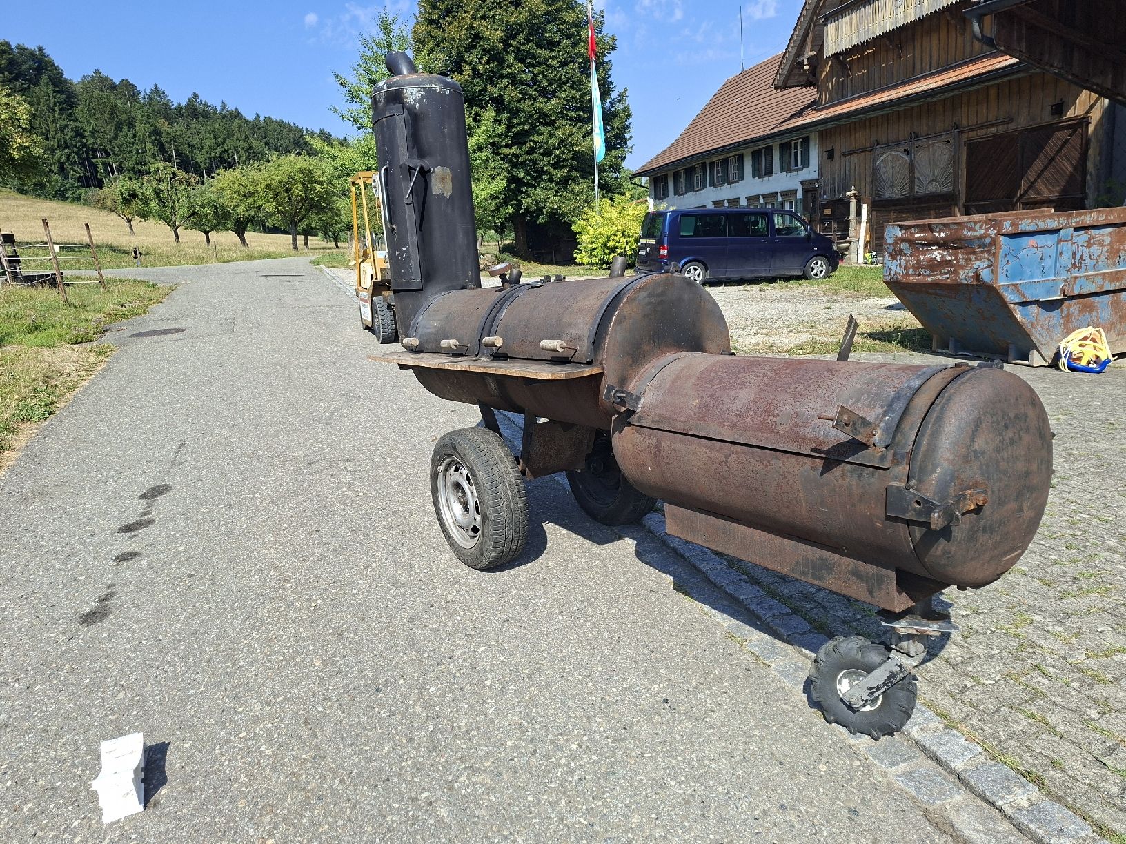 Grils: Smoker Grill Anhänger BBQ smoker, Eigenbau – D'occasion à Braunau par nad_l5kr 1