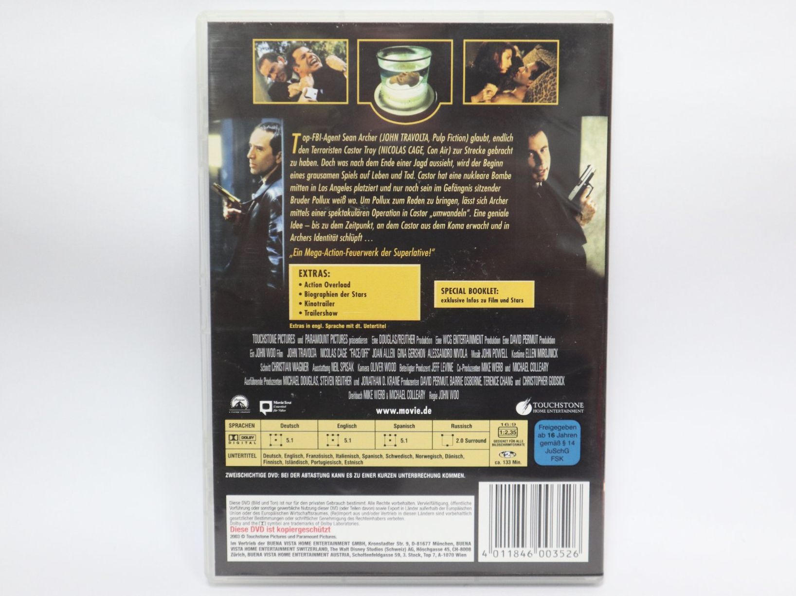 Tous les DVDs: DVD Im Körper des Feindes, Face Off – D'occasion à Eschenbach SG par Astalavista 1