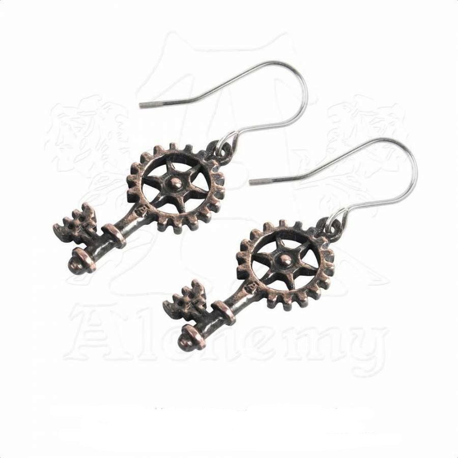 Boucles d'oreille: Alchemy: Ohrringe "Clavitraction" Steampunk – Neuf avec emballage d'origine à Roggwil TG par Chevalier_69 1