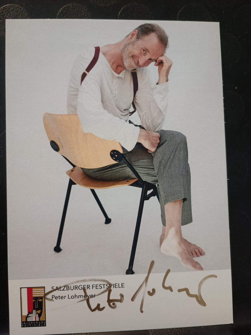 Autogramme: Peter Lohmeyer -  handsigniet – Gebraucht aus Menziken von Artographs