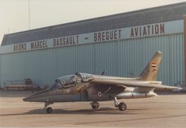 Pressefoto Alpha Jet Ägyptische Luftwaffe auf Kodak Papier