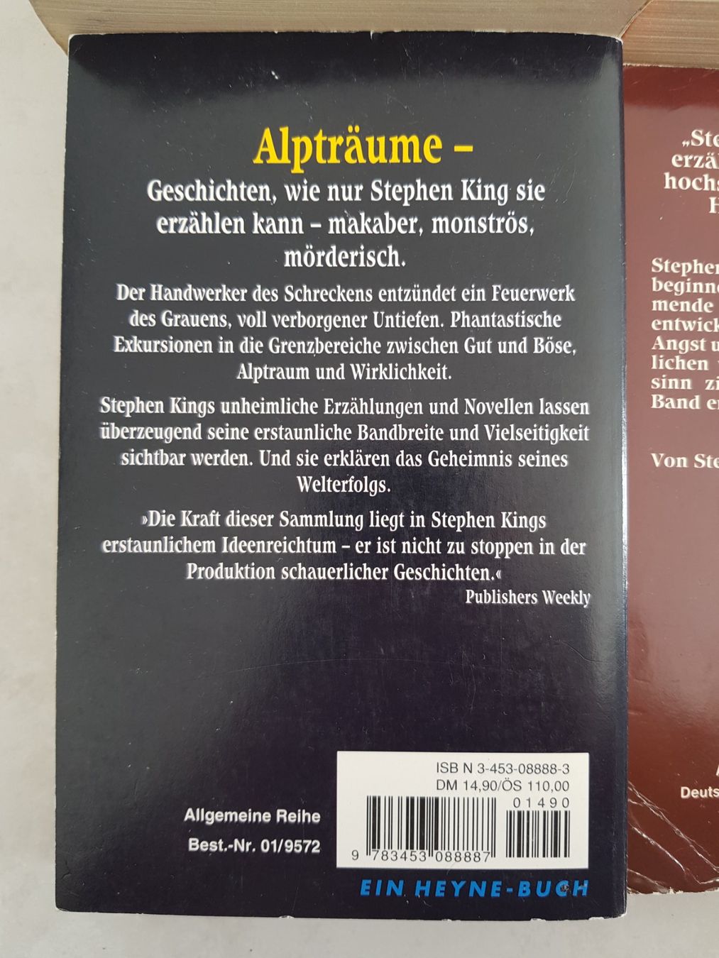 Libri: Stephen King Bücher (8stk) – Usato da Kappel SO venduto da SebsPlants 7