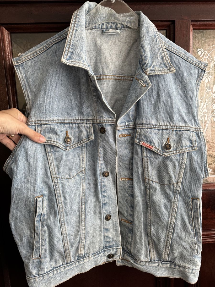 Gilet & Giacche: Vintage Denim Weste Broadway Gilet – Usato da Obfelden venduto da tan_9lj9