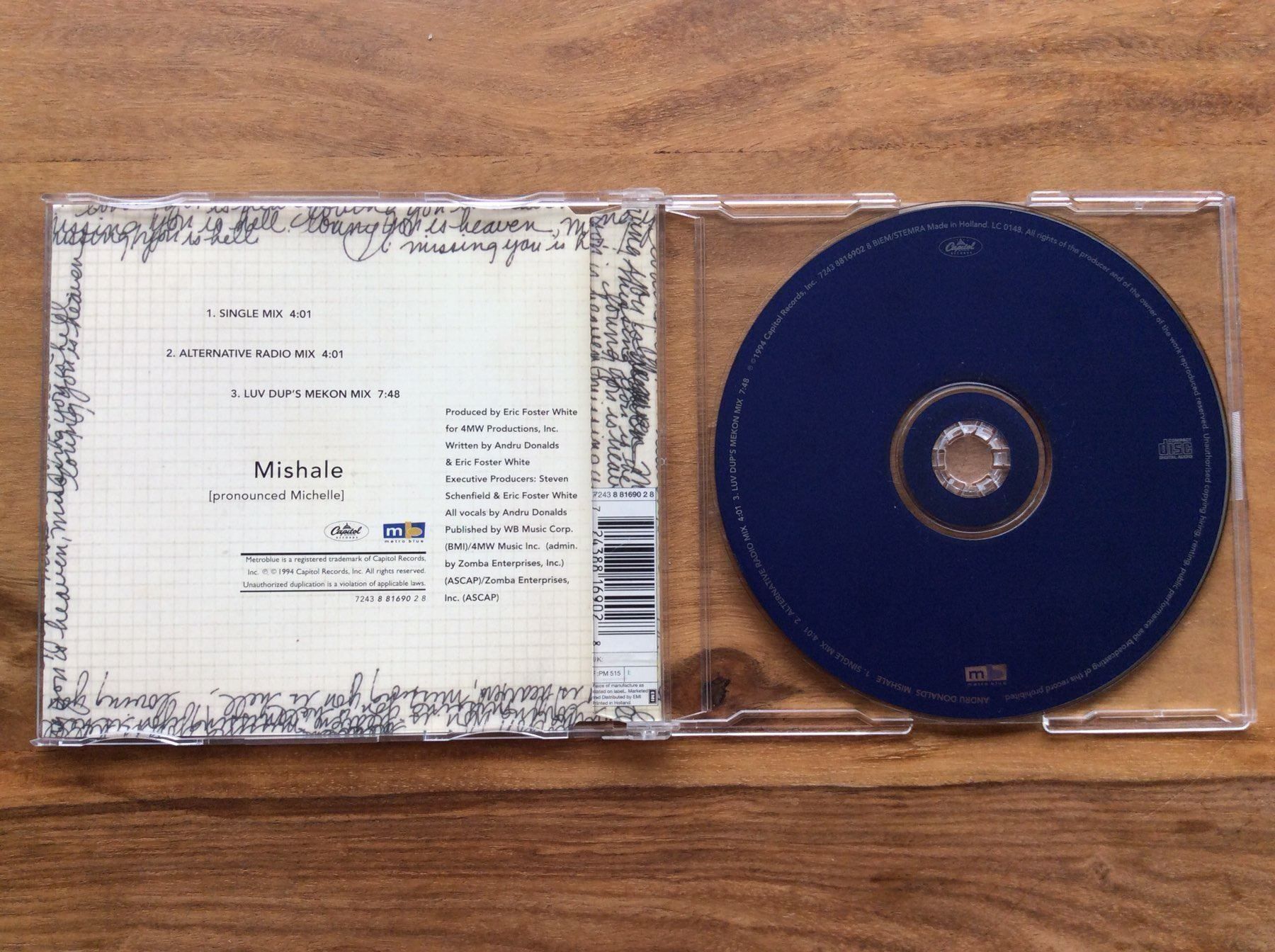 CD: CD Andru Donalds - Mishale – Usato da Horgen venduto da flyingpenguin2000 1