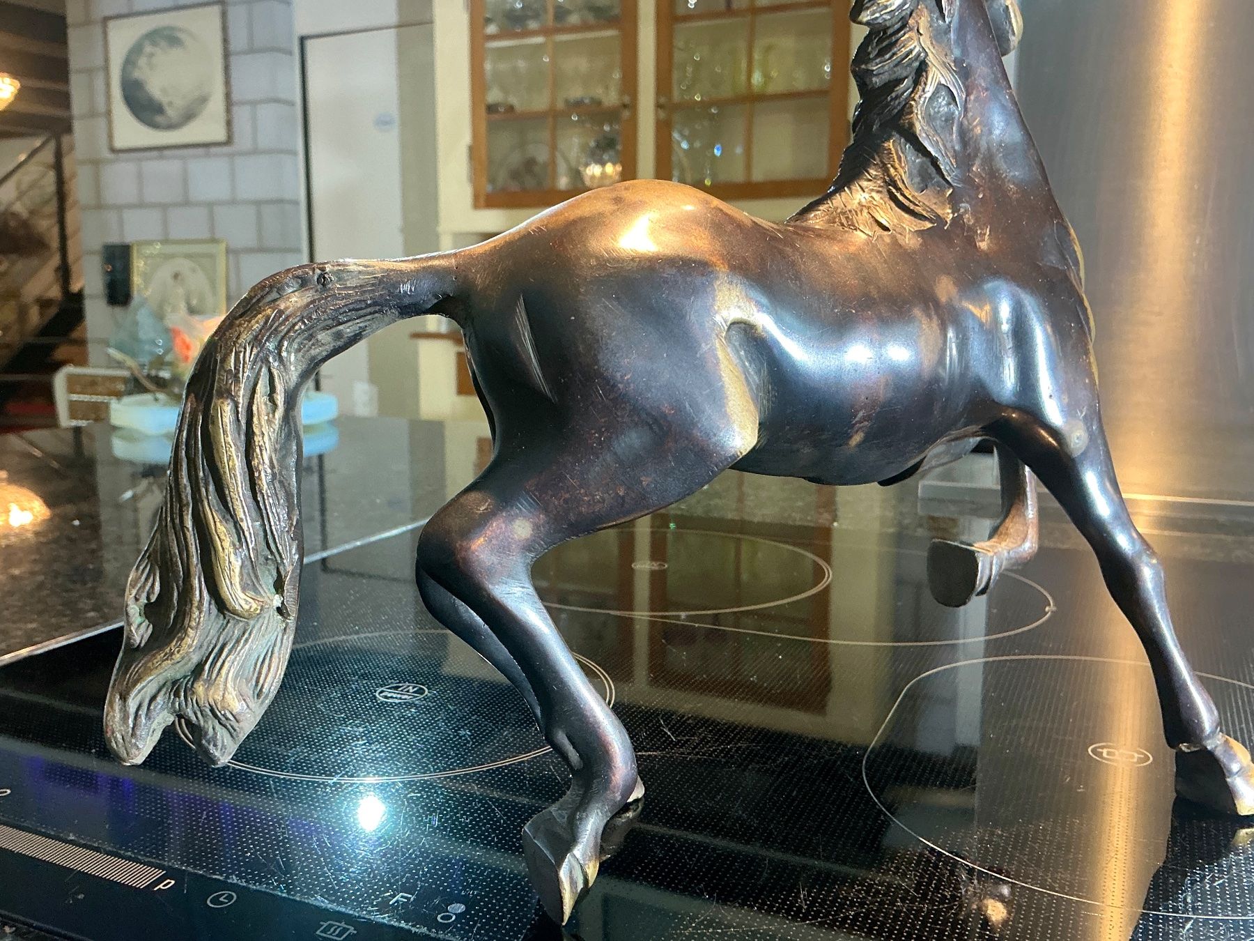Sculture & Statue: VINTAGE SKULPTUR PFERD BRONZE, 2804 GR – Usato da Biglen venduto da Limarkt 3
