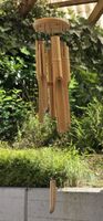 Windspiel Bambus Natur Dekoration L 75cm guter Zustand