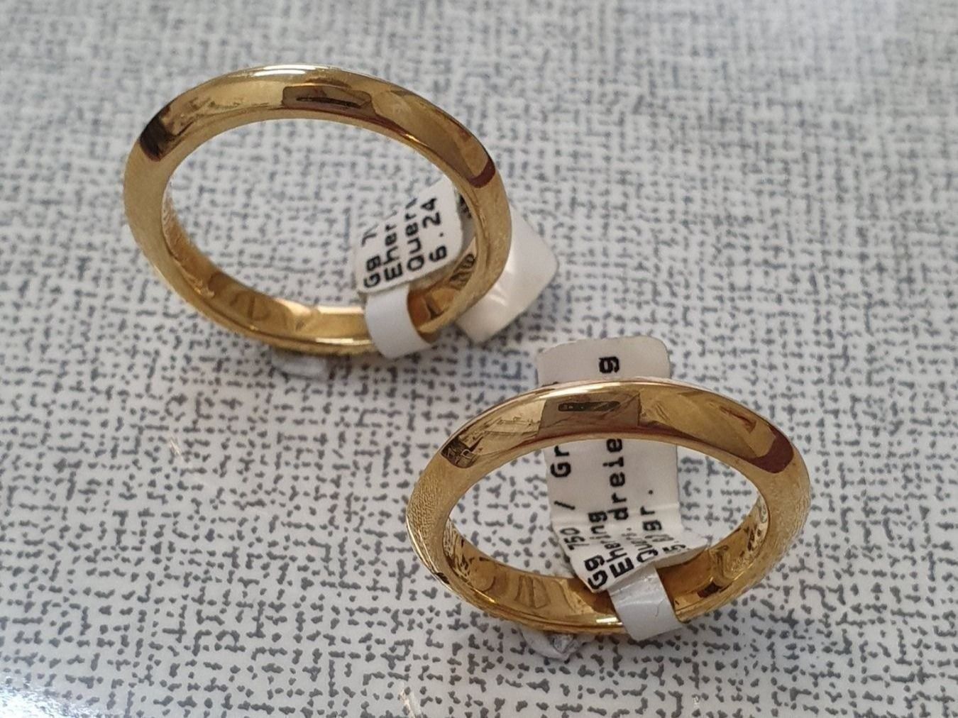 Anelli: Traumhaft schöne Eheringe aus 750 Gold – Nuovo (secondo la descrizione) da Unterägeri venduto da Altgoldschmuck 7