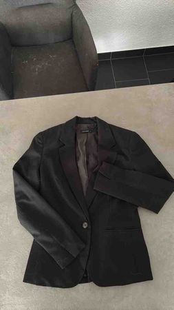 Damen Blazer schwarz klassischer Schnitt akzeptabel