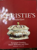 Catalogue Christie's European Ceramics Dutch Delftware Glass