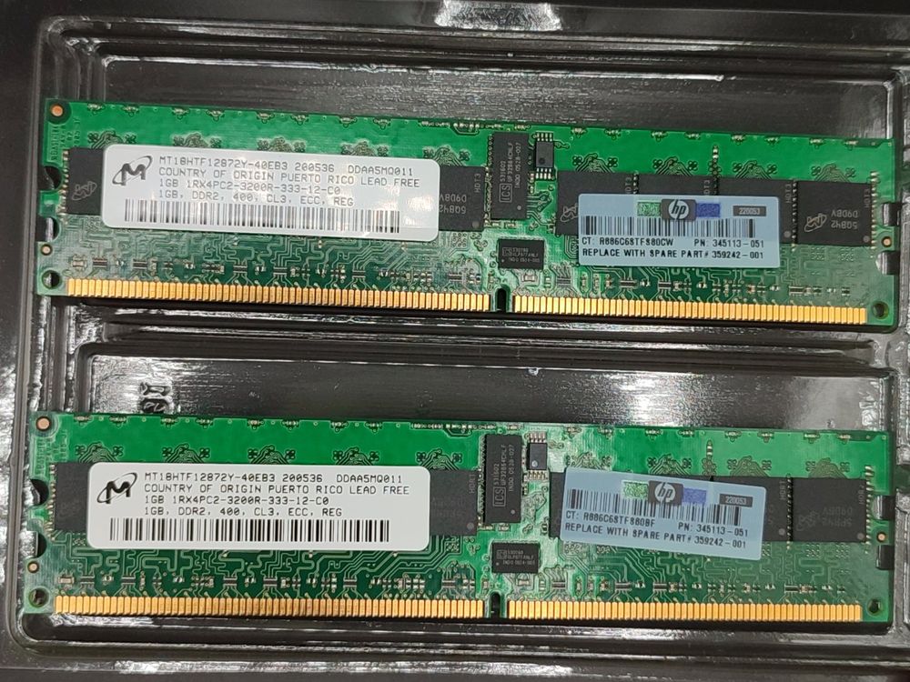 2x DDR2 RAM 1GB (Gebraucht) in Läufelfingen für CHF 0.5 – mit Lieferung ...