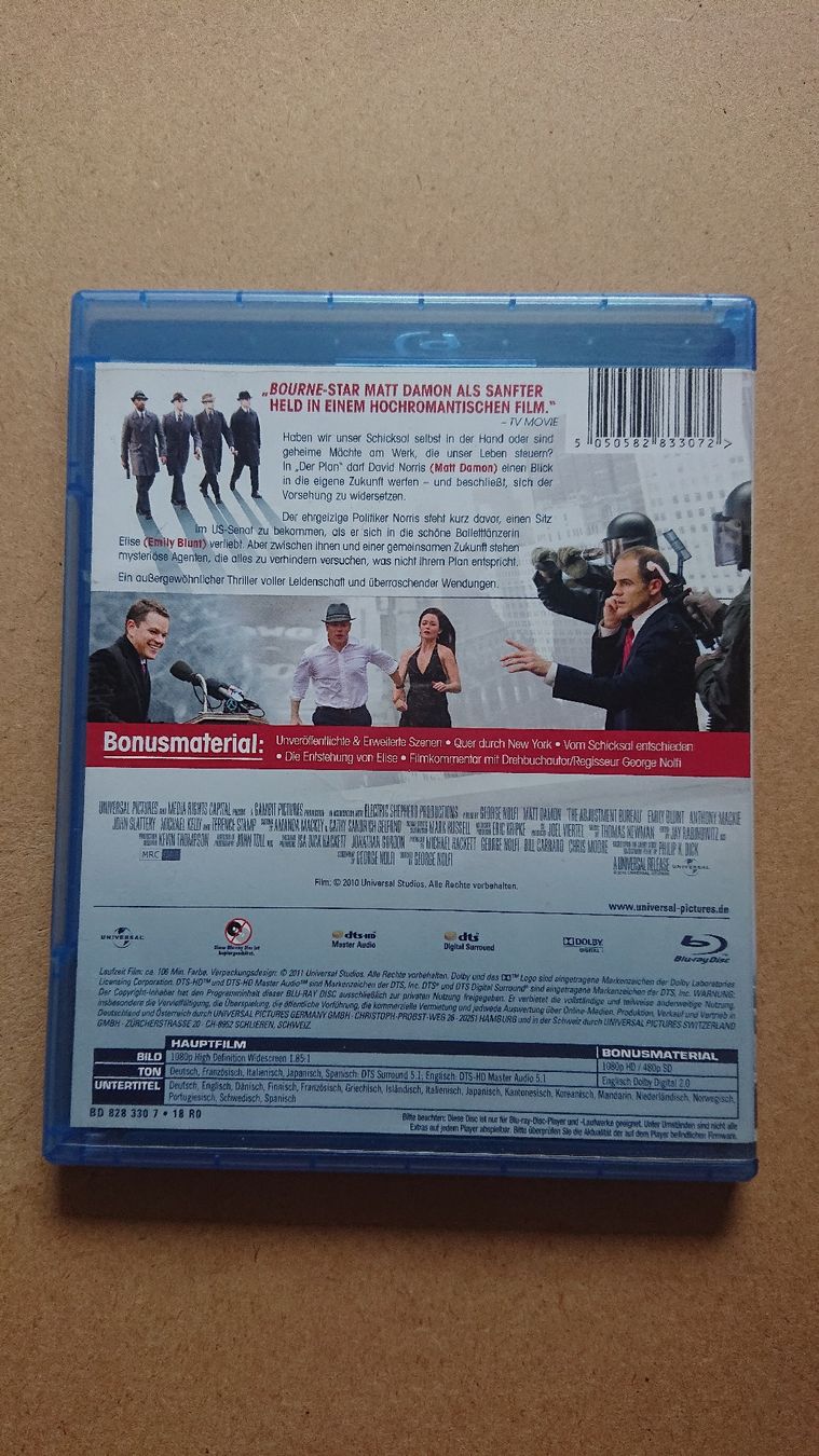 Tutti i DVDs: Der Plan Blu-ray  – Usato da Chur venduto da FreakofRarity 1