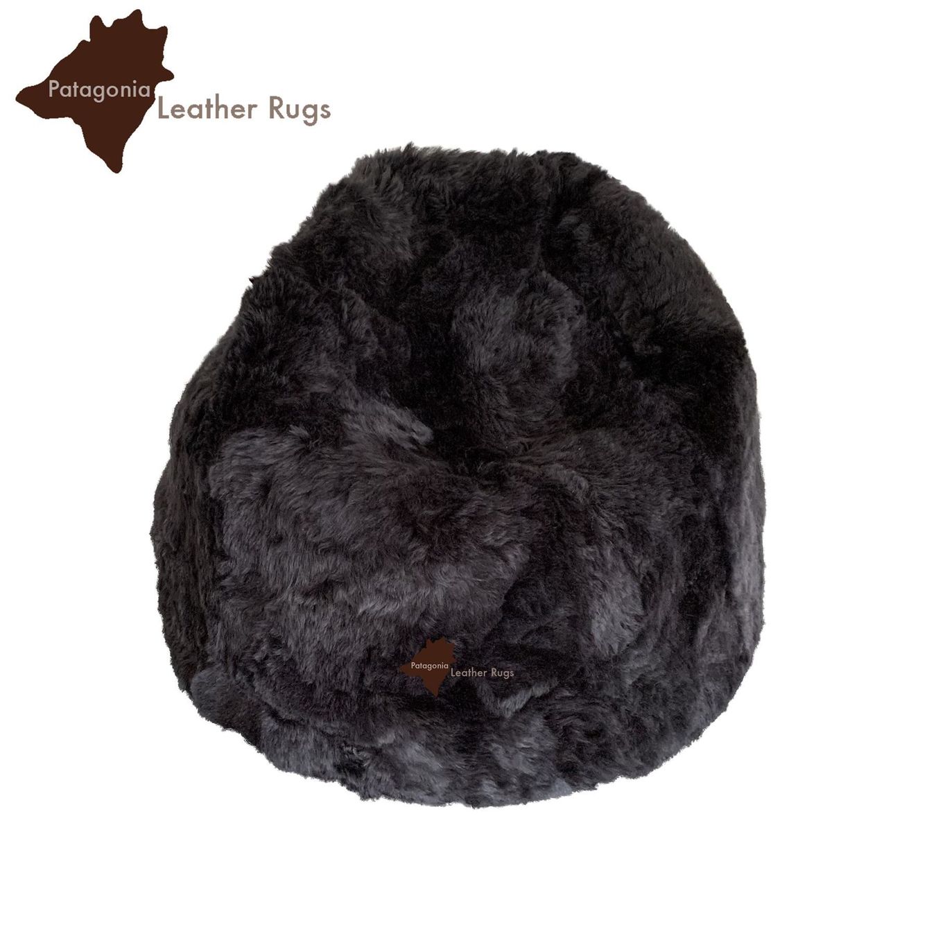 Poltrone: Pouf en peau de mouton-Lammfell Sitzsack – Nuovo e nell'imballaggio originale da Arbedo venduto da patagonialeatherrugs