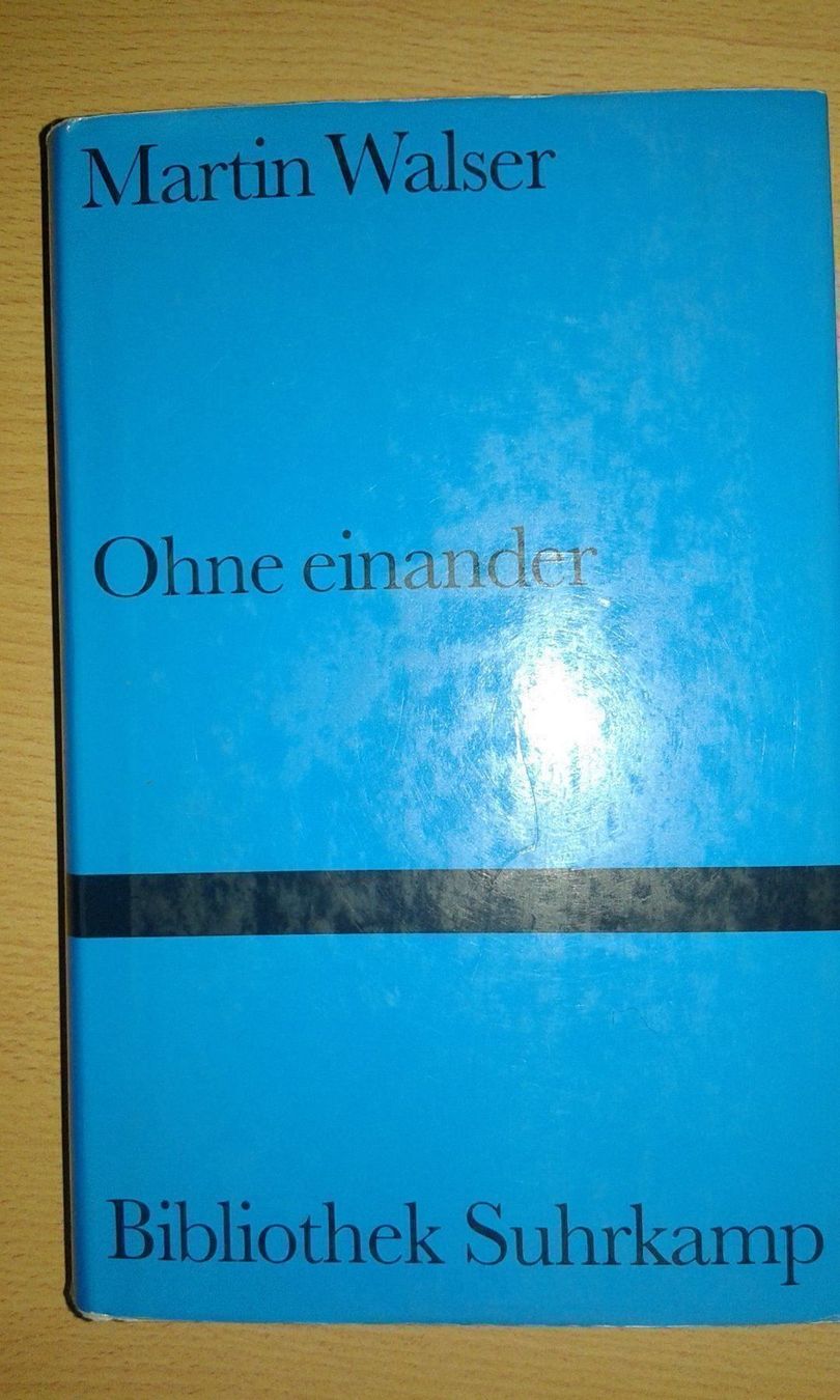 Libri: Martin Walser Ohne einander – Usato da Basel venduto da Alacant