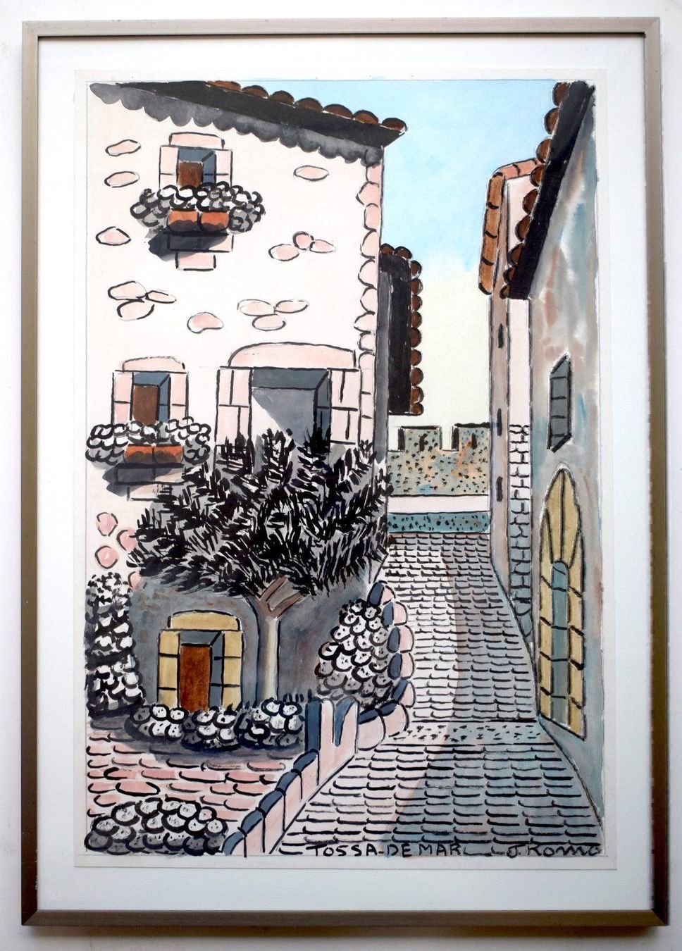 Dipinti: ROMO Tossa de Mar Aquarell Spanien Costa Brava – Usato da Zürich venduto da kunstarchiv.online