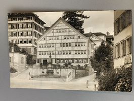 Echt Photo Karte Appenzeller Haus am Landsgemeindeplatz 1930