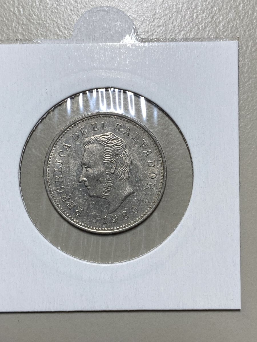 Tutti le monete: Salvador - 5 cents - 1986 – Usato da Payerne venduto da Mike1682 1
