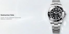 Rolex Submariner mit schwarzem Zifferblatt